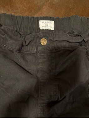White Birch Black High-Rise Button-Front shorts high rise 2x